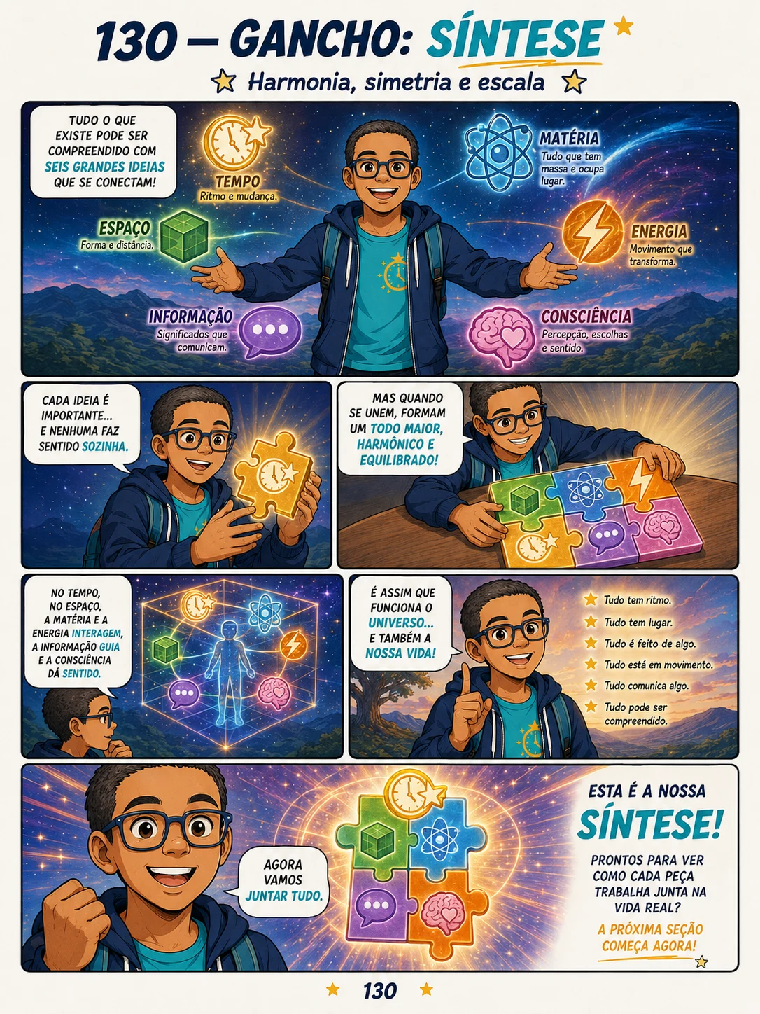 As seis grandes ideias do universo de Seanzito
