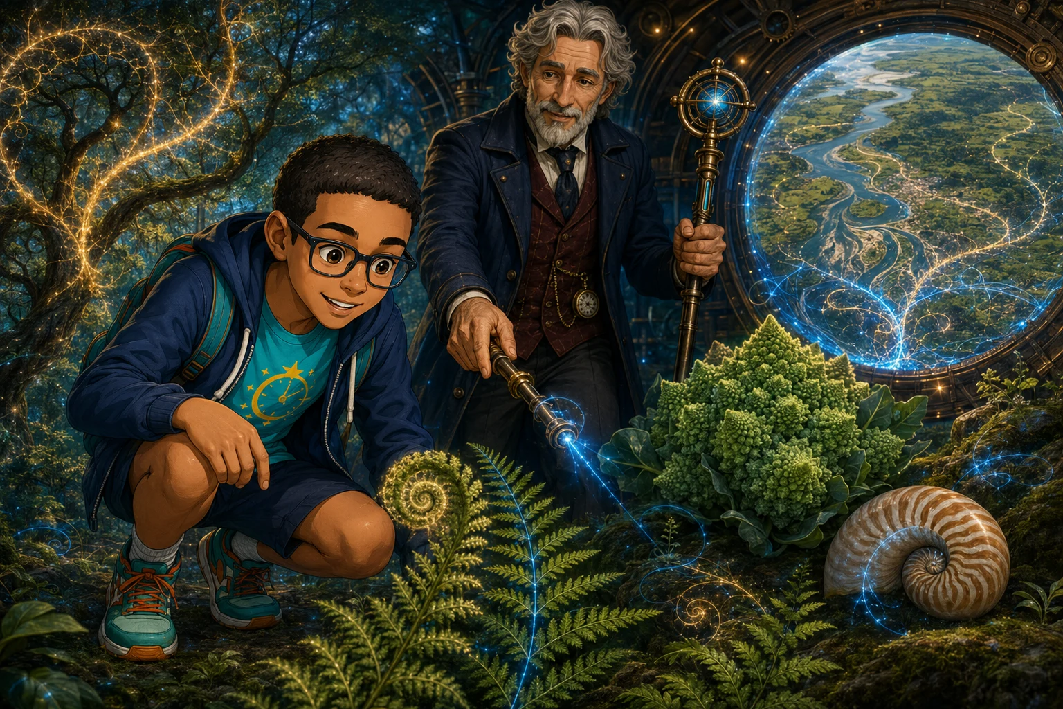 Fractais na natureza: por que a árvore, o rio e o pulmão têm o mesmo desenho